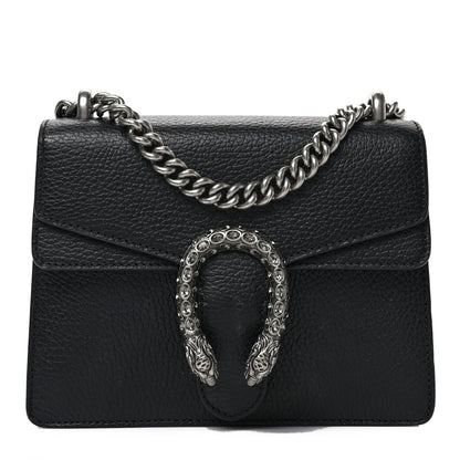 Gucci Calfskin Mini Dionysus Shoulder Bag Black 1 of 10