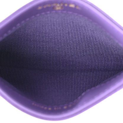 Chanel Caviar Quilted Card Holder Purple 5 of 11