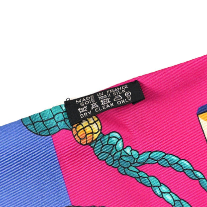 Hermes Silk Les Cles Maxi Twilly 4 of 5