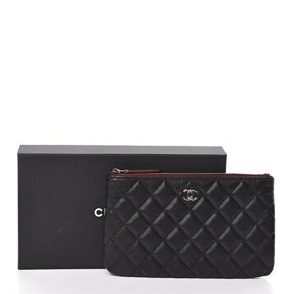 Chanel Caviar Quilted Small Pouch Black 8 of 8