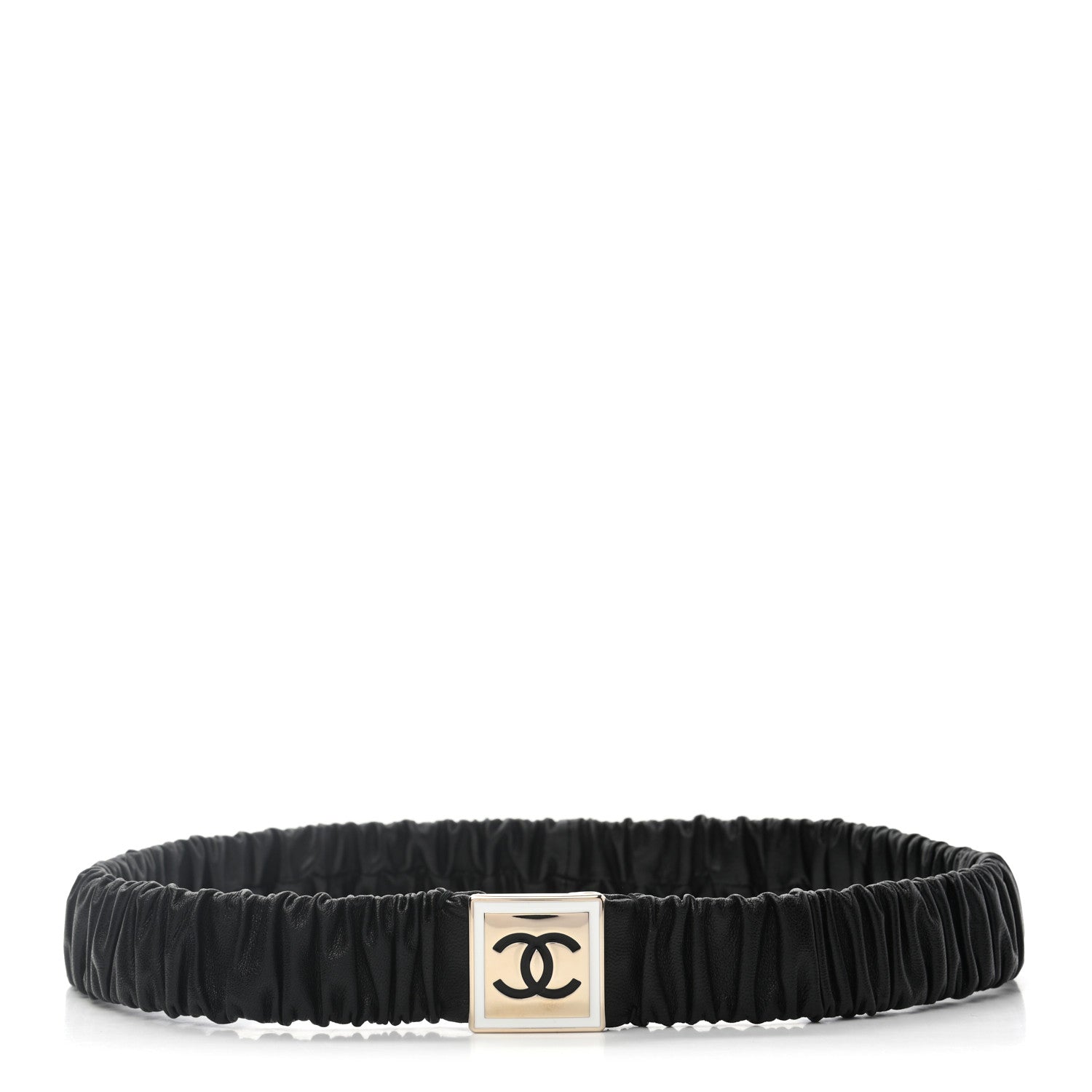 Chanel Lambskin CC Belt 80 32 Black 1 of 4