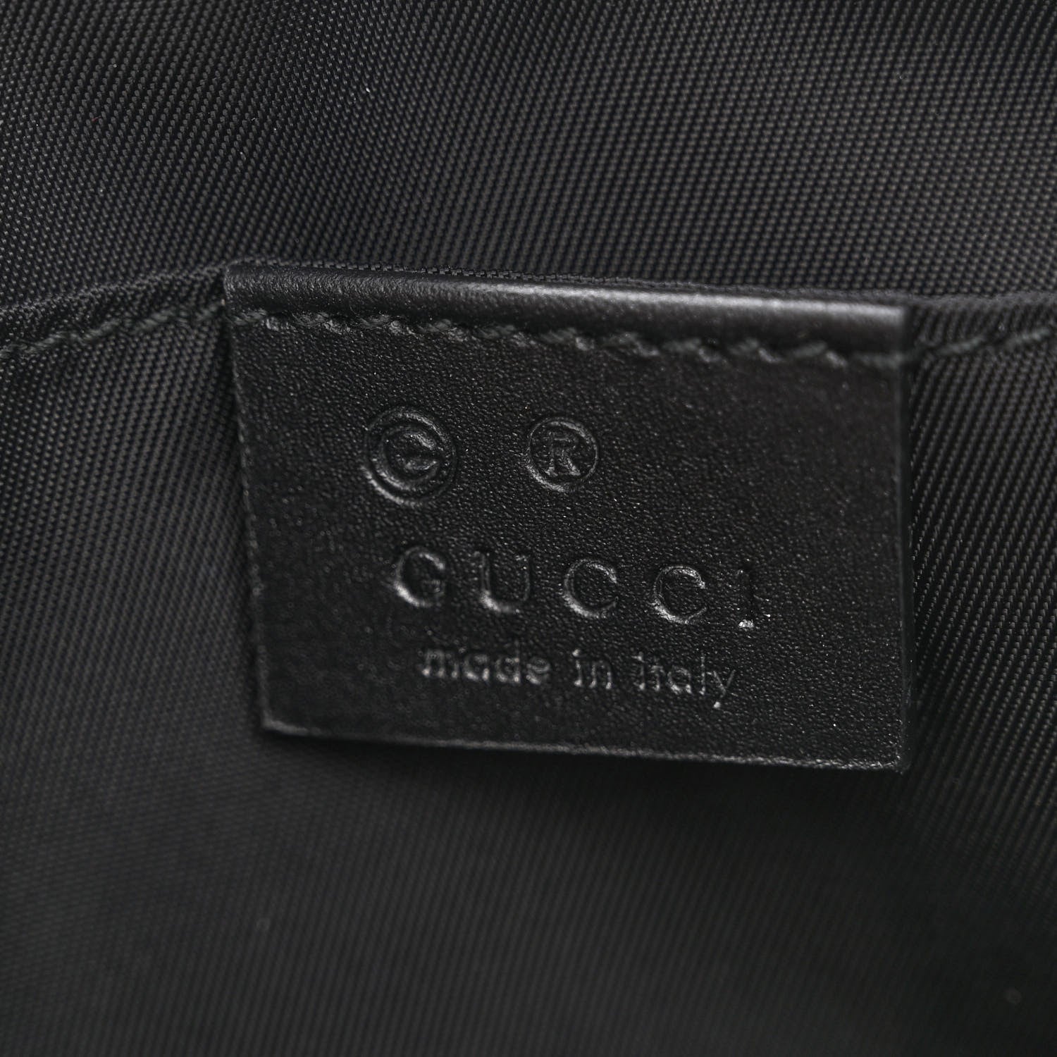 Gucci Canvas Web Slim Belt Bag Black 6 of 10