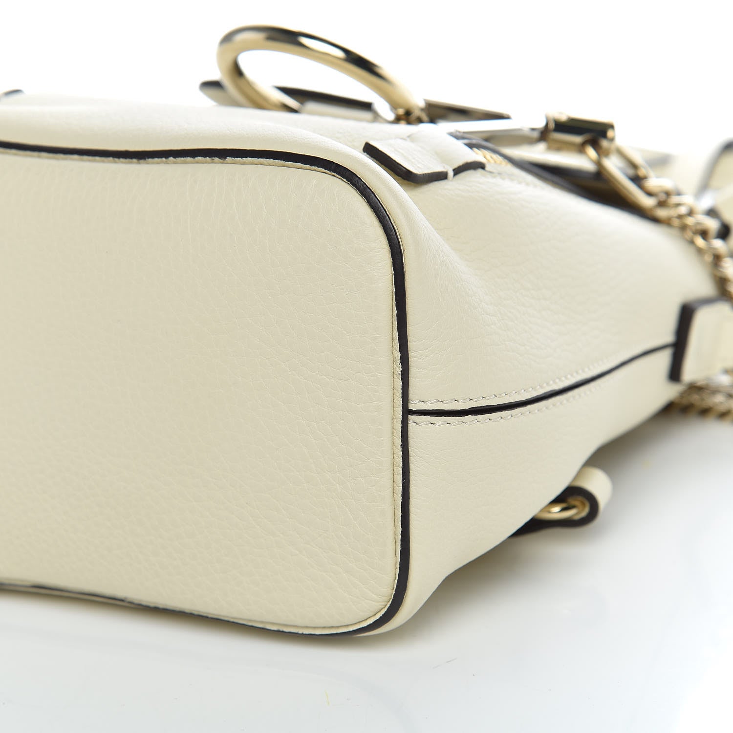 Chloe Suede Calfskin Mini Faye Backpack Off White 10 of 10