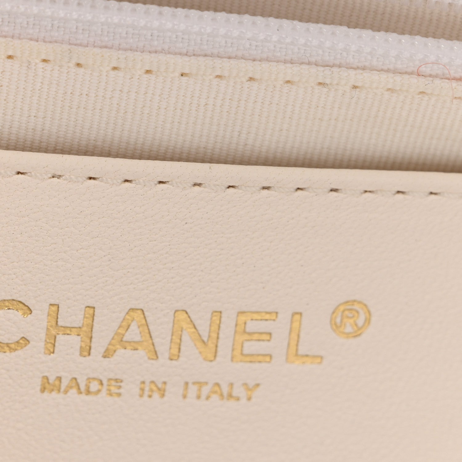 Chanel Aged Calfskin Quilted Double Sided Bowling Bag White 6 of 13