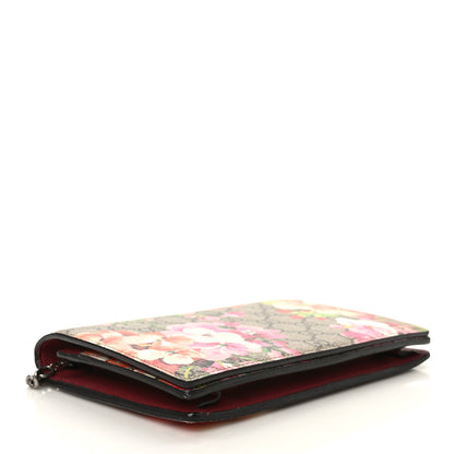 Gucci GG Supreme Monogram Blooms Chain Wallet Beige Multicolor Dry Rose 4 of 8