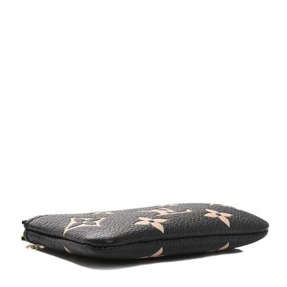 Louis Vuitton Empreinte Monogram Giant Key Pouch Black Beige 4 of 8