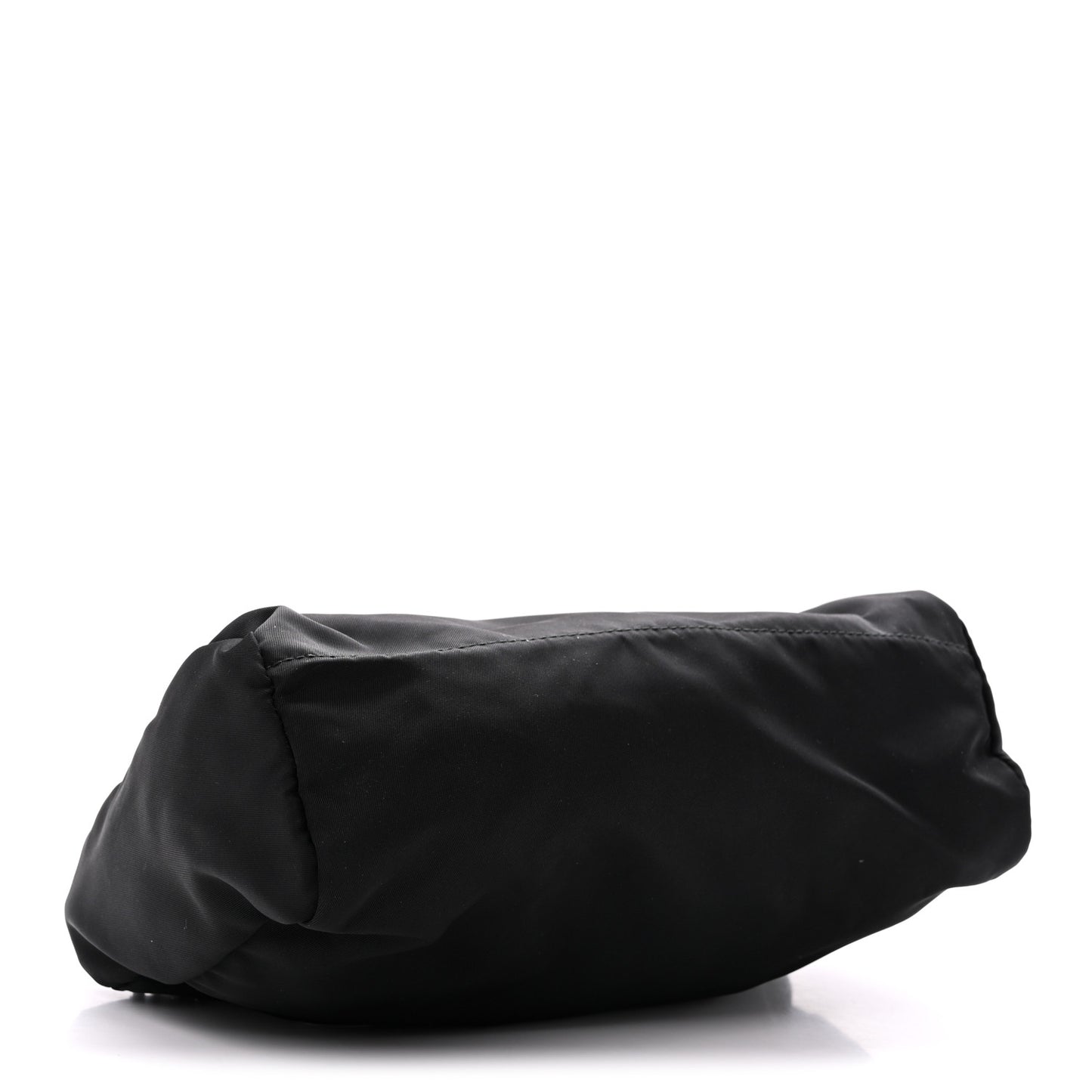 Nylon Tessuto Cosmetic Pouch Black