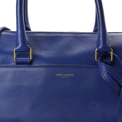 Saint Laurent Calfskin Classic Duffle 6 Blue 14 of 14