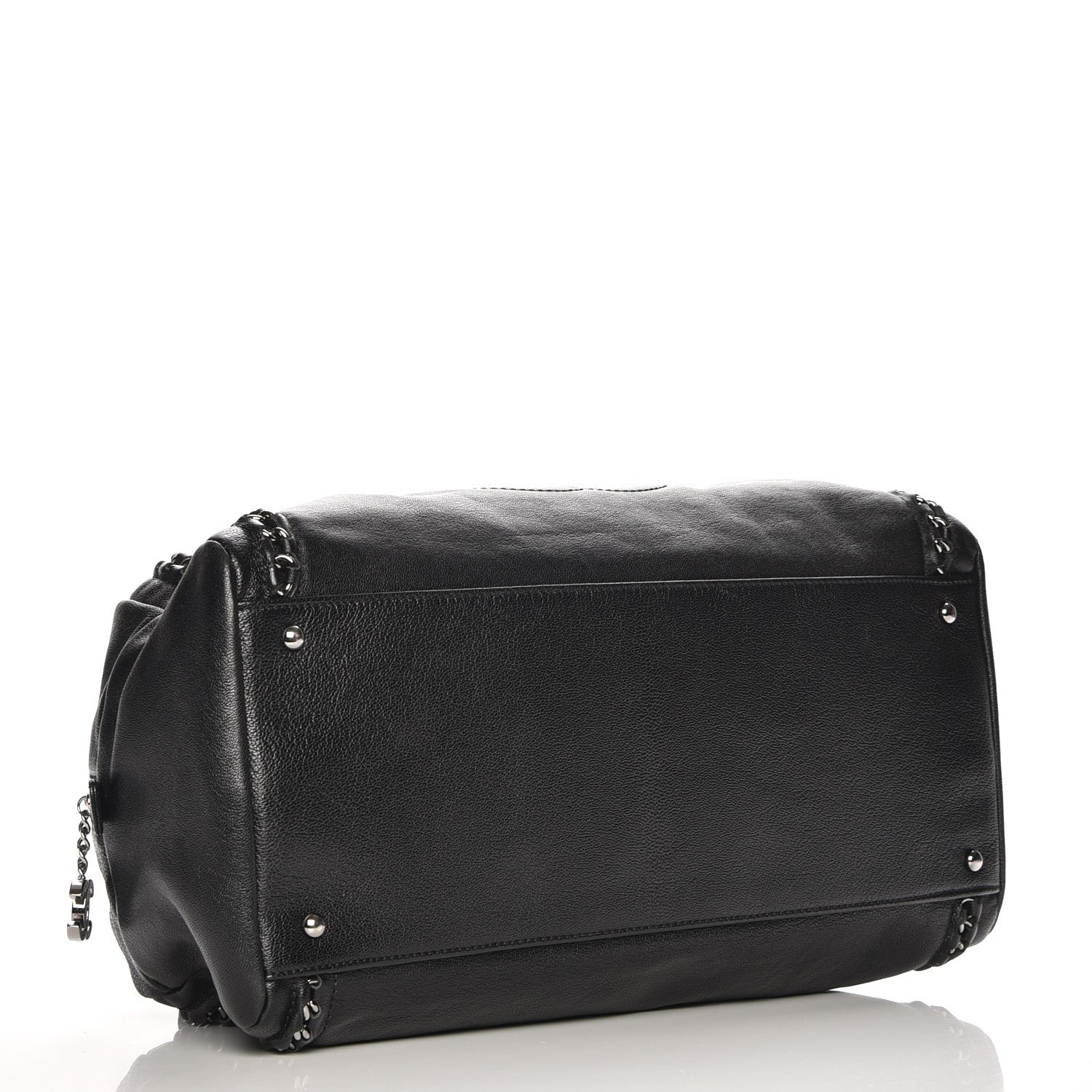 Chanel Deerskin Medium Luxe Ligne Bowler Black 4 of 7