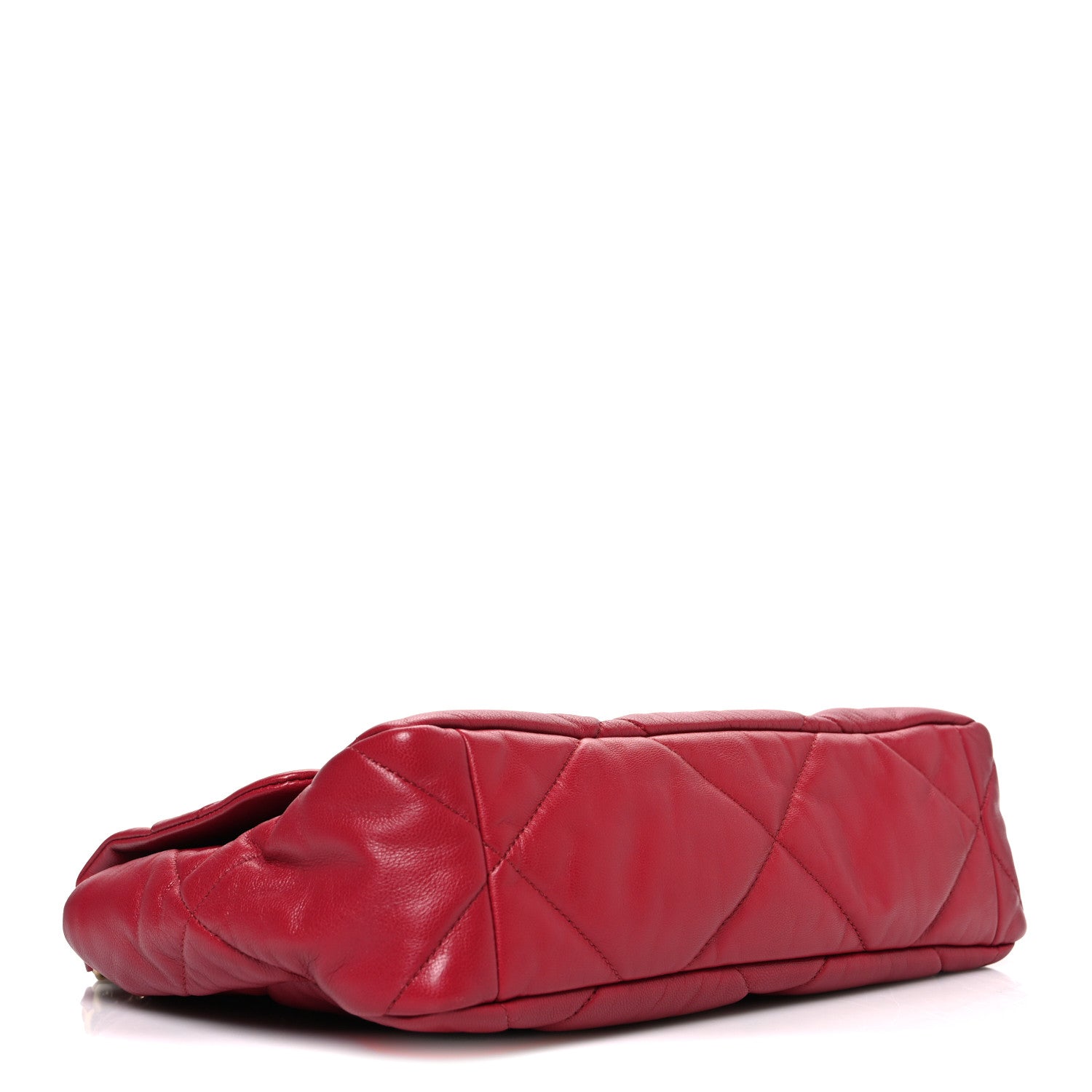 Chanel Lambskin Quilted Large Chanel 19 Flap Red 1863656