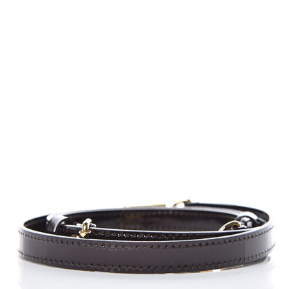 Louis Vuitton Patent 16mm Adjustable Shoulder Strap Amarante 2 of 6