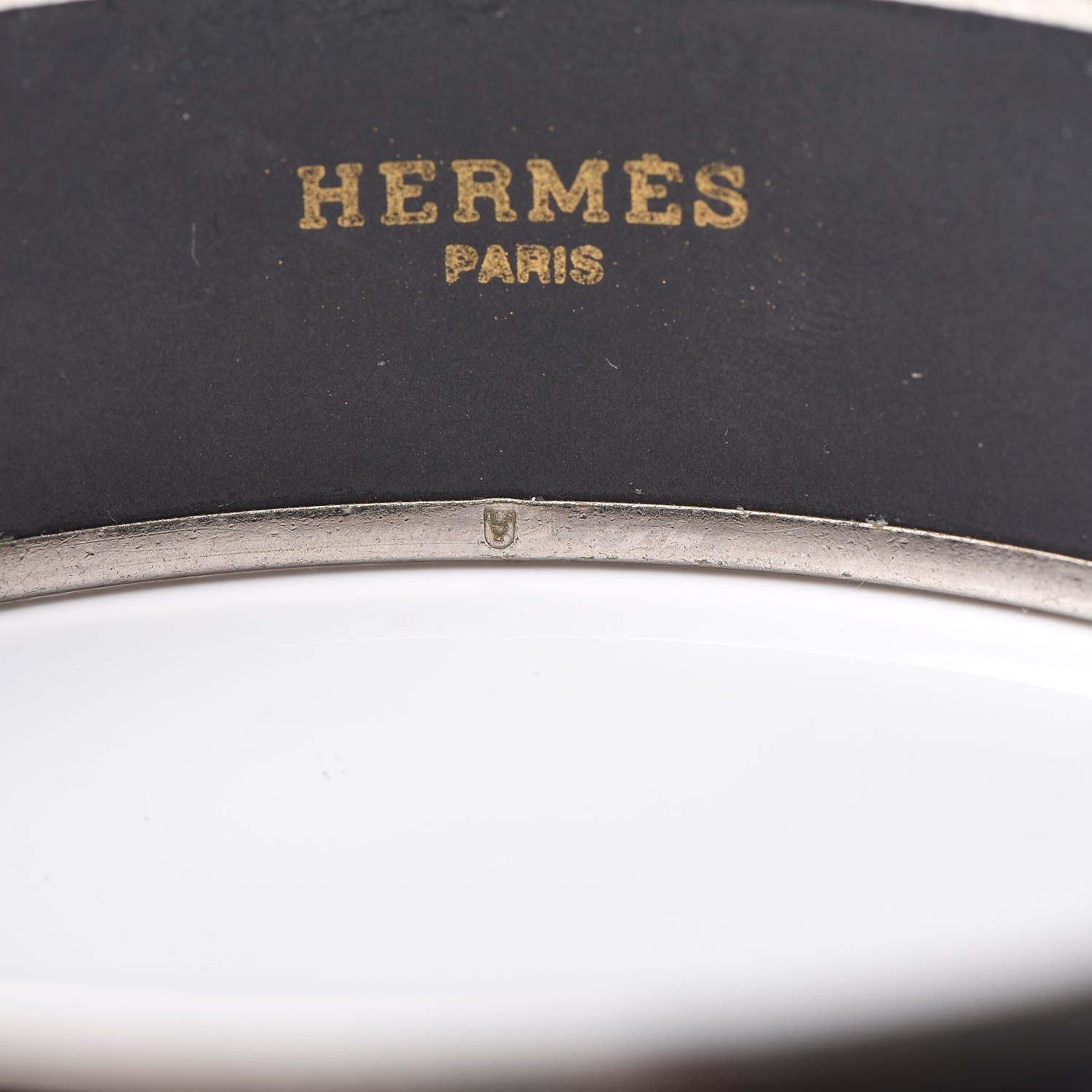 Hermes Enamel Printed Wide Galop Volant Bracelet 70 7 of 7