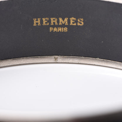Hermes Enamel Printed Wide Galop Volant Bracelet 70 7 of 7