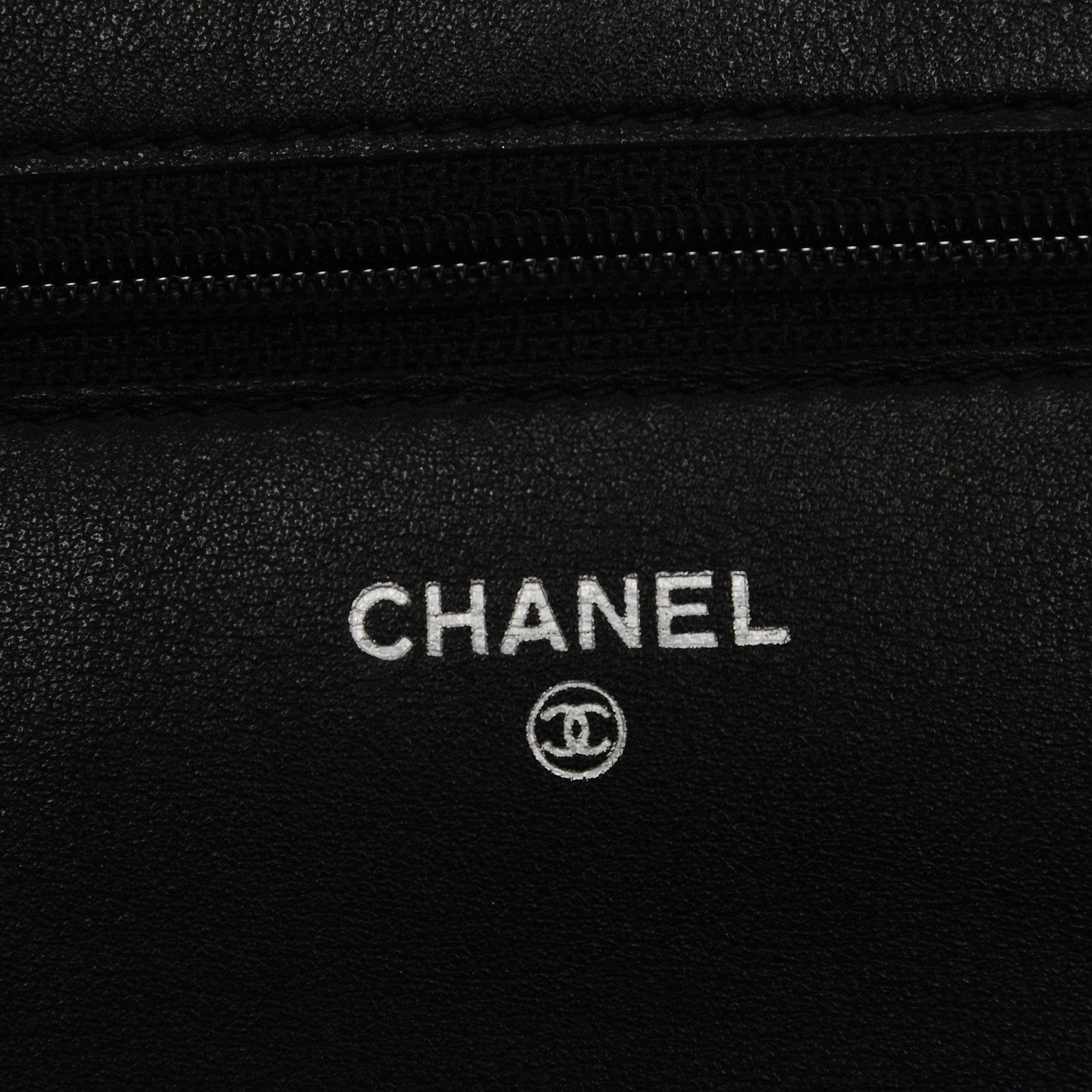 Chanel Caviar Timeless CC Wallet On Chain WOC Black 6 of 8