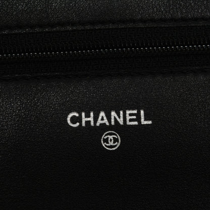 Chanel Caviar Timeless CC Wallet On Chain WOC Black 6 of 8
