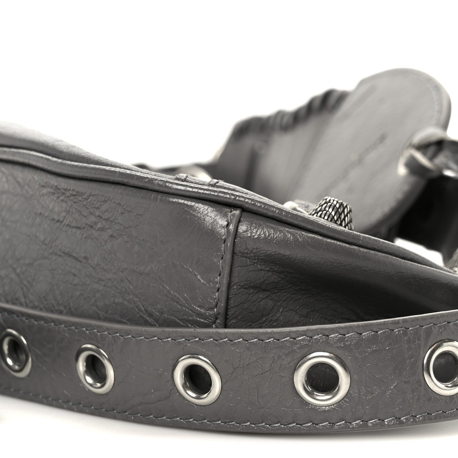 Balenciaga Agneau Arena Le Cagole Shoulder Bag XS Dark Grey 11 of 11