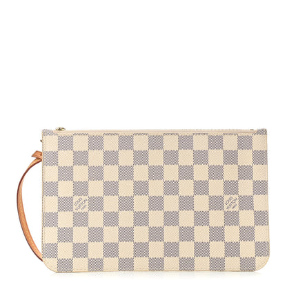 Louis Vuitton Damier Azur Neverfull MM GM Pochette 1 of 7