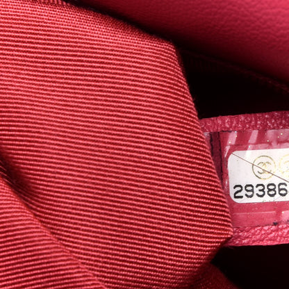 Chanel Goatskin Quilted Large Chanel 19 Flap Dark Pink 6 of 9