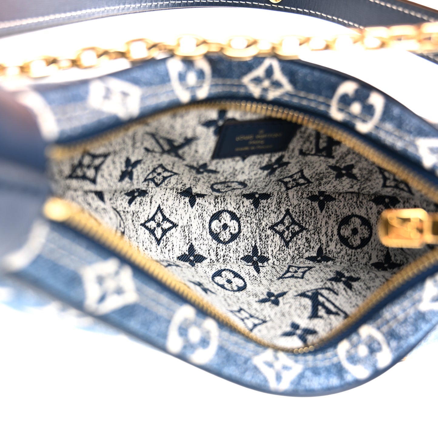Monogram Jacquard Denim Loop Bleu