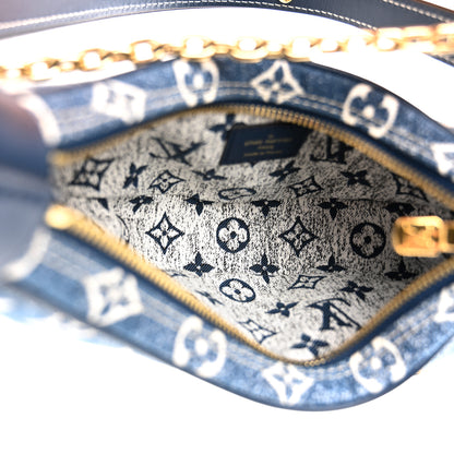 Louis Vuitton Monogram Jacquard Denim Loop Bleu 5 of 10