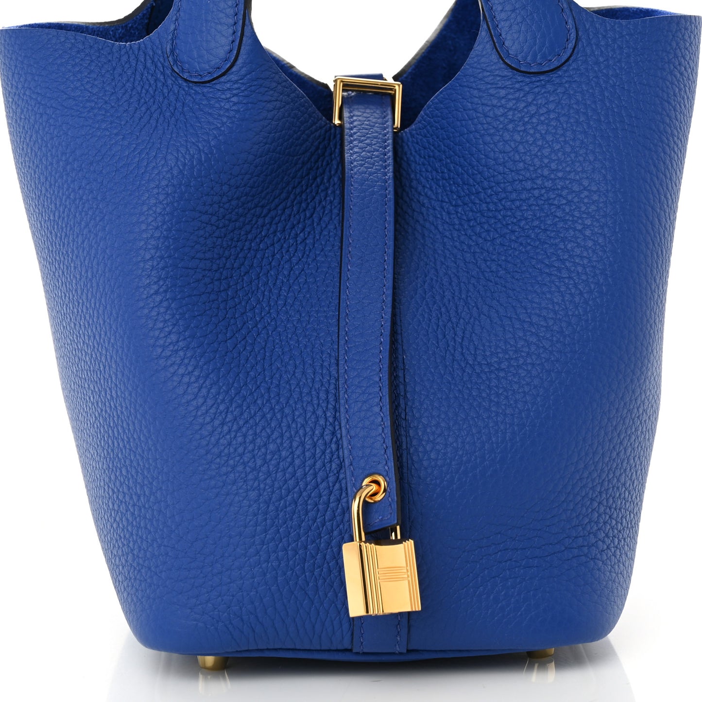 Taurillon Clemence Picotin Lock 18 PM Bleu Electrique