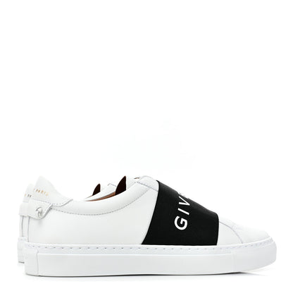 Givenchy Calfskin Band Logo Womens Urban Street Sneakers 38.5 White Black 5 of 10