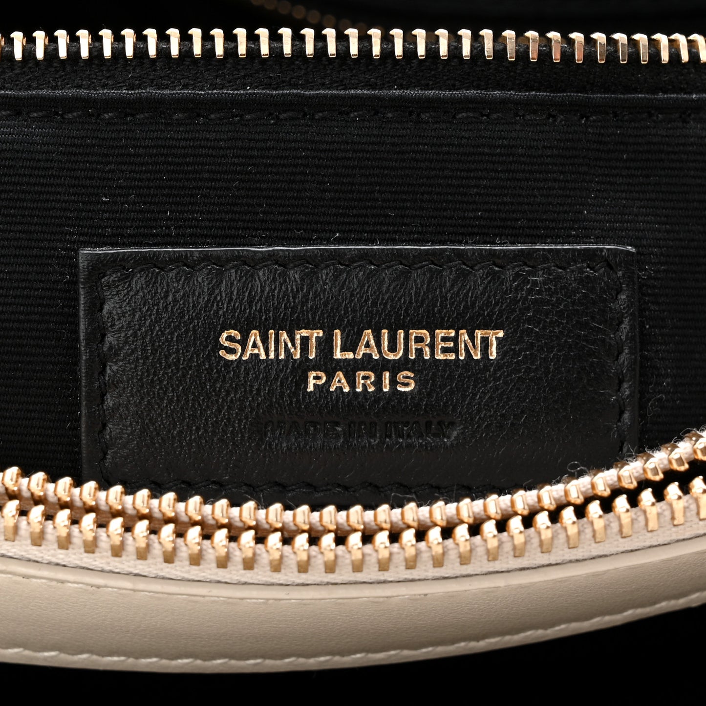 Calfskin Y Quilted Monogram Medium Loulou Chain Satchel Crema Soft