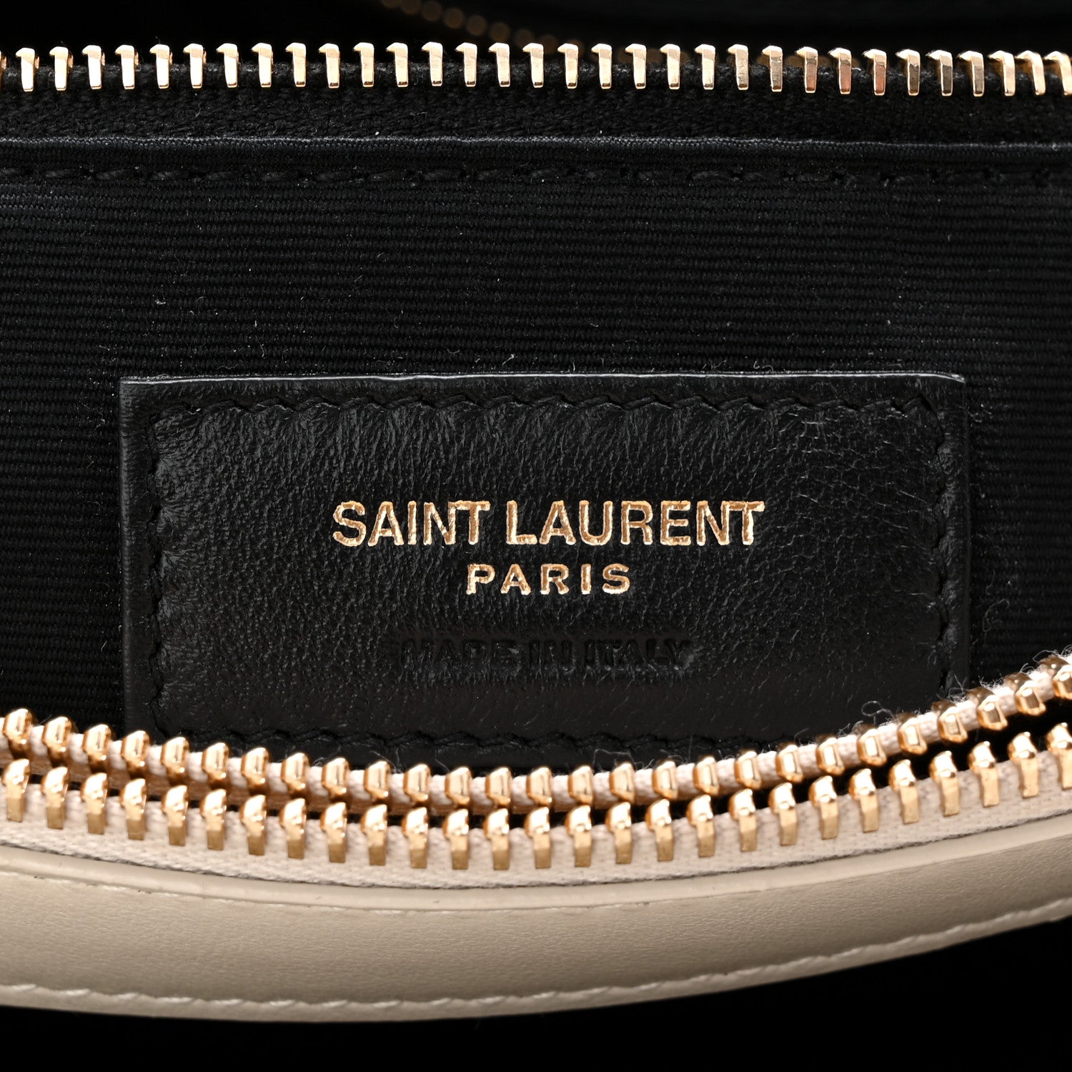 Saint Laurent Calfskin Y Quilted Monogram Medium Loulou Chain Satchel Crema Soft 6 of 11