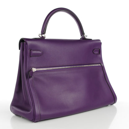 Hermes Swift Lakis Kelly 35 Ultraviolet 13 of 19