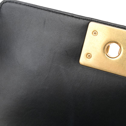 Chanel Lambskin Quilted Small Boy Flap Black 12 of 14