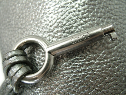 Chloe Leather Paddington Metallic Silver 6 of 15