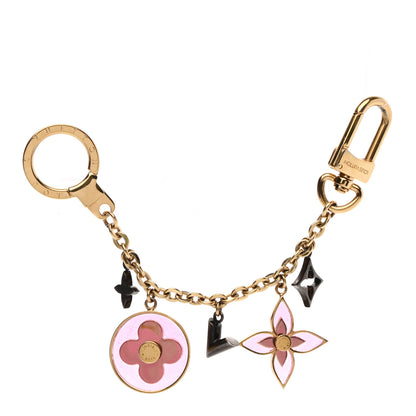 Louis Vuitton Blooming Flowers Bag Charm Chain Pink 1 of 5