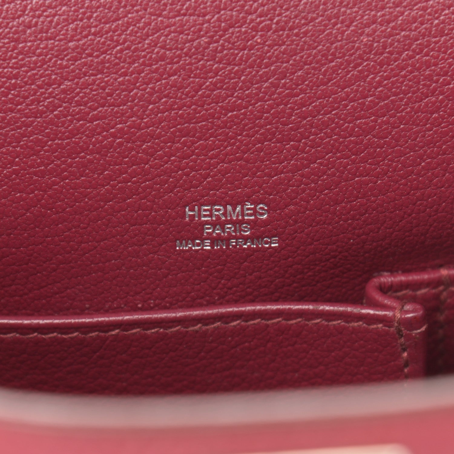 Hermes Taurillon Clemence Jypsiere 28 Rubis 6 of 14