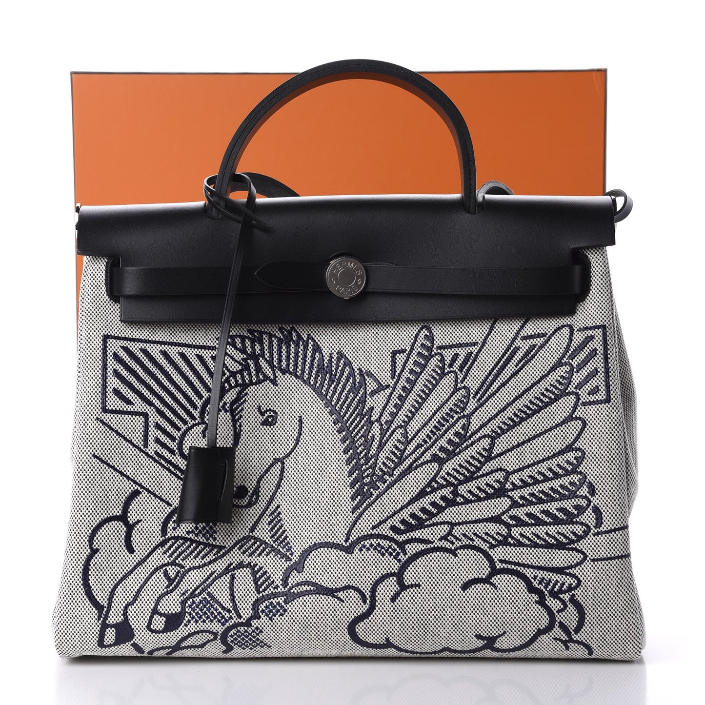 Vache Hunter Toile Pegase Pop Herbag Zip Retourne 31 PM Bleu Indigo