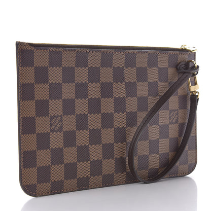 Louis Vuitton Damier Ebene Neverfull MM GM Pochette 3 of 8