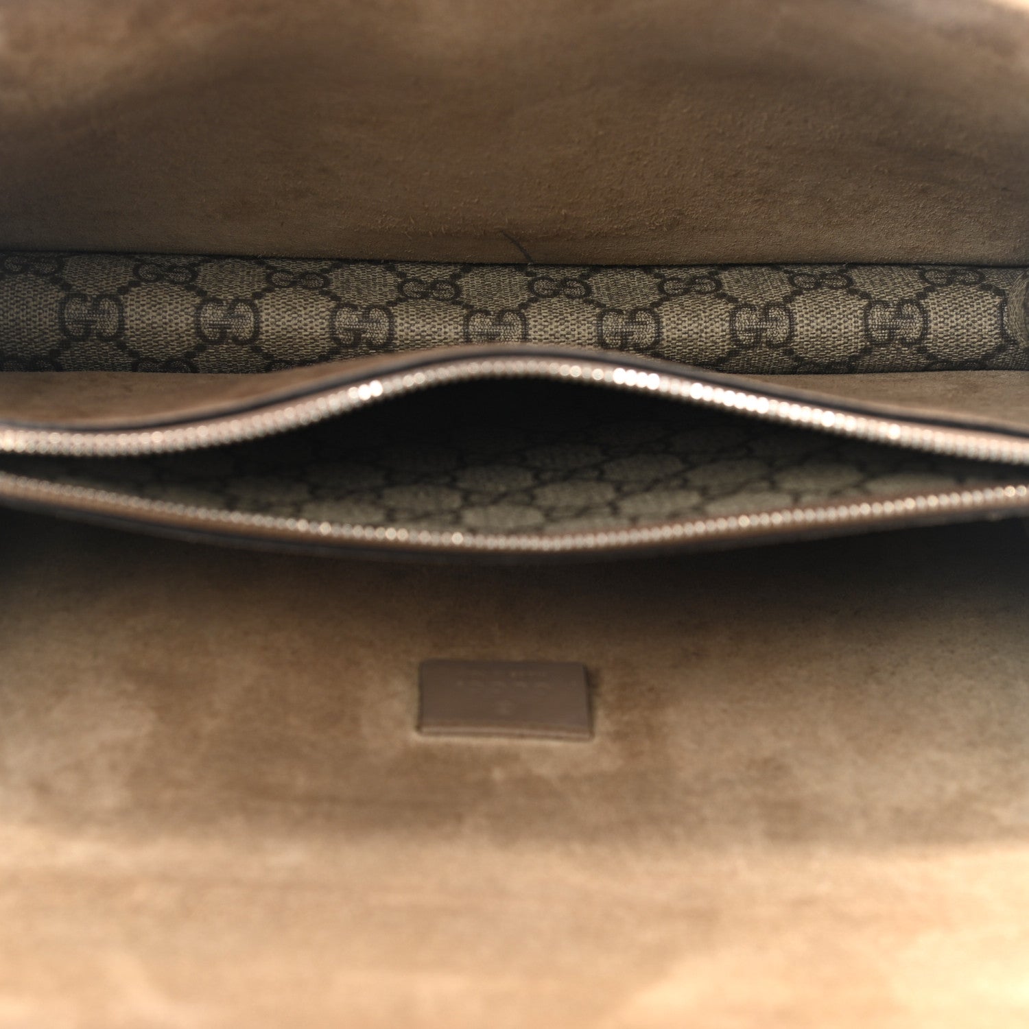 Gucci GG Supreme Monogram Small Dionysus Shoulder Bag Taupe 5 of 11