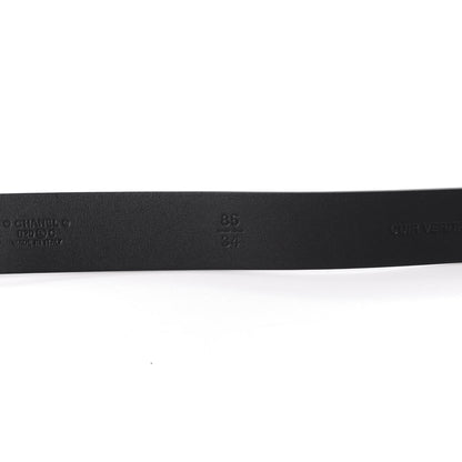Chanel Calfskin CC Chain Vintage Allure Logo Belt 85 34 Black 6 of 11