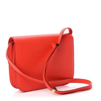 Celine Goatskin Medium Classic Box Flap Bag Alizarin 3 of 13