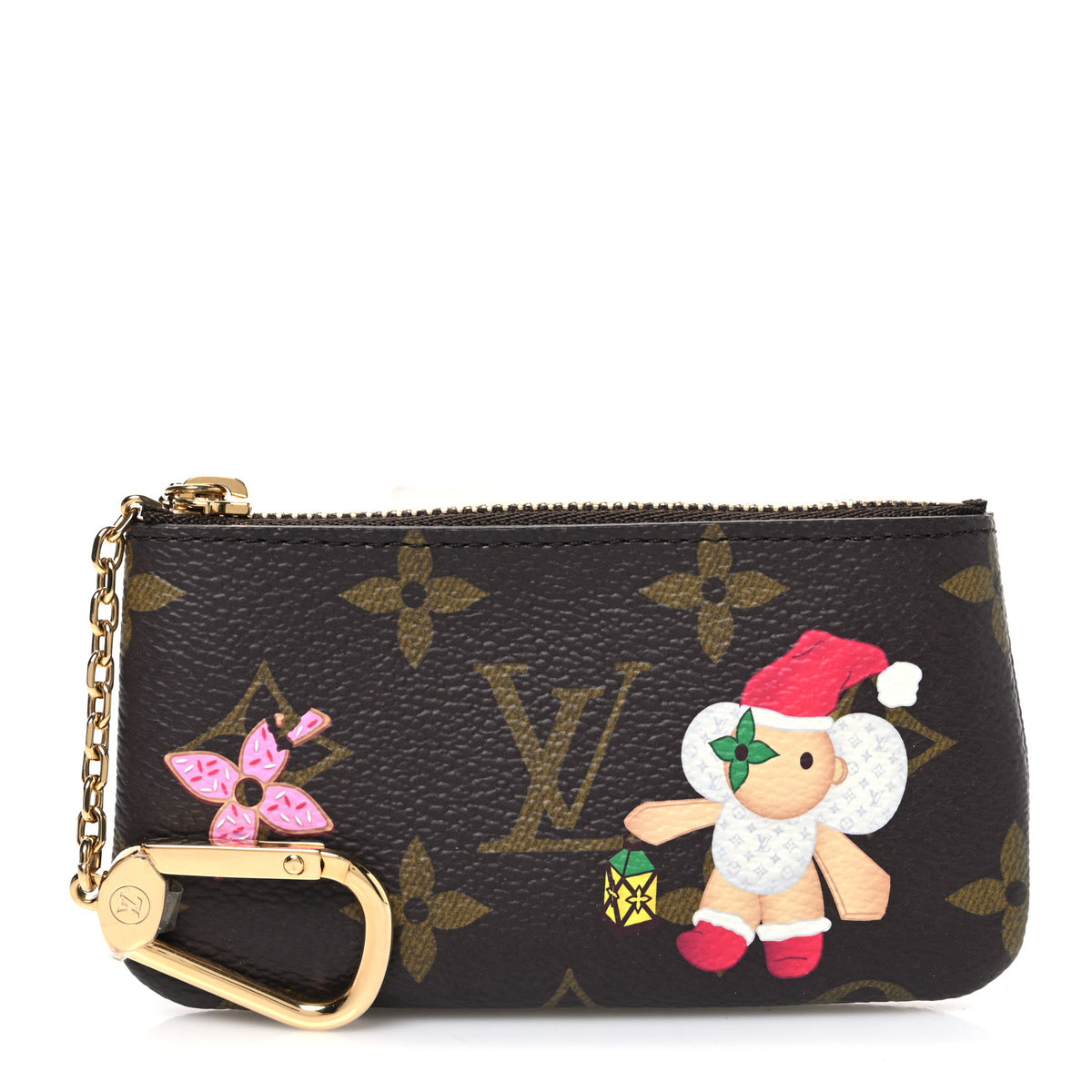 Monogram 2024 Christmas Animation Candy Factory Key Pouch Candy Red