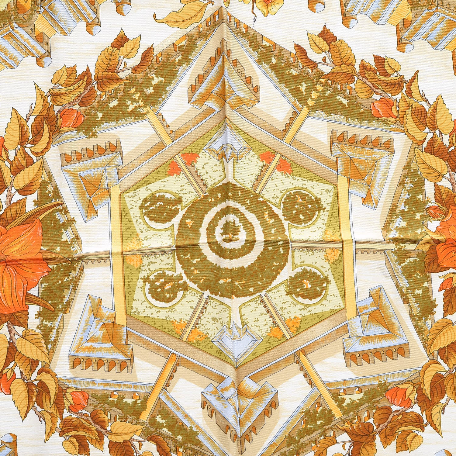 Hermes Silk Au Pays De Cocagne Scarf 90 3 of 7