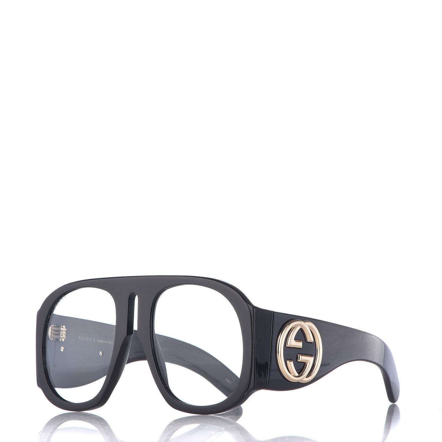 Oversized Aviator Sunglasses GG0152S Black