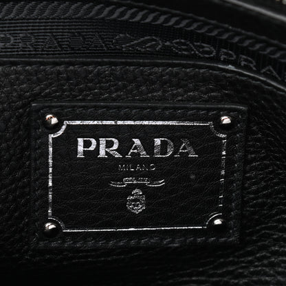 Prada Vitello Daino Tote Black 8 of 14