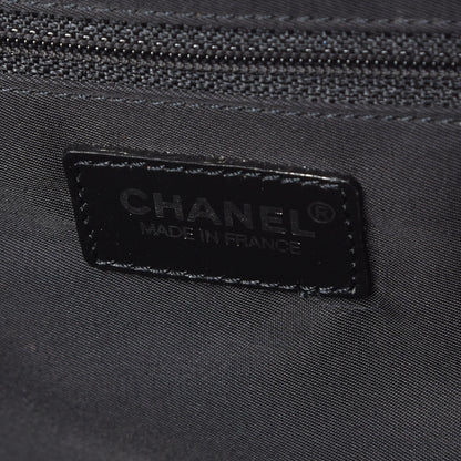 Chanel Nylon Large Travel Tote Black 8 of 9