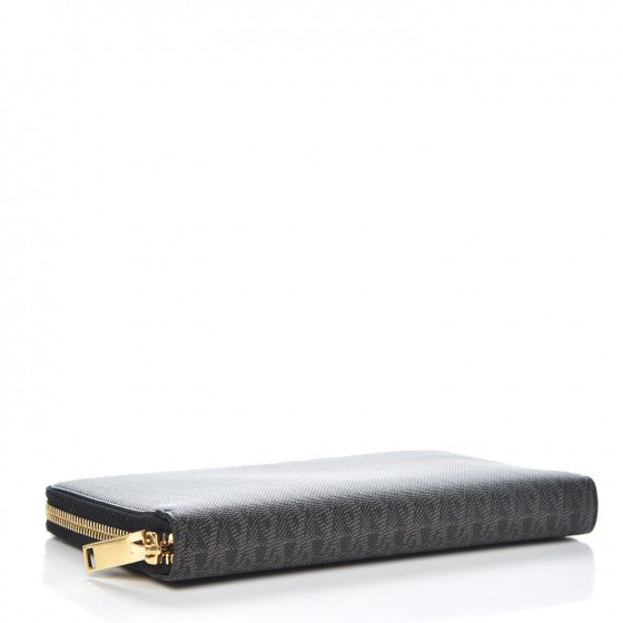 Toile Monogram Classic Zip Around Wallet Black