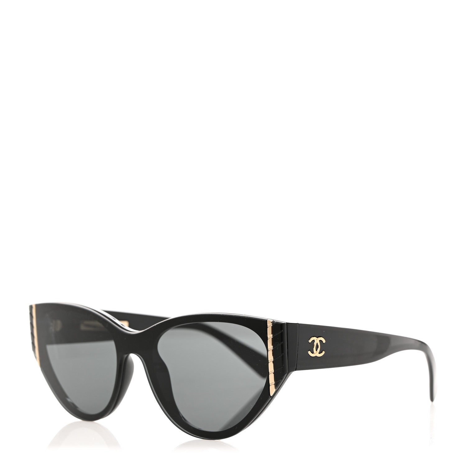 Chanel Acetate Cat Eye Sunglasses 6054 Black 1 of 7