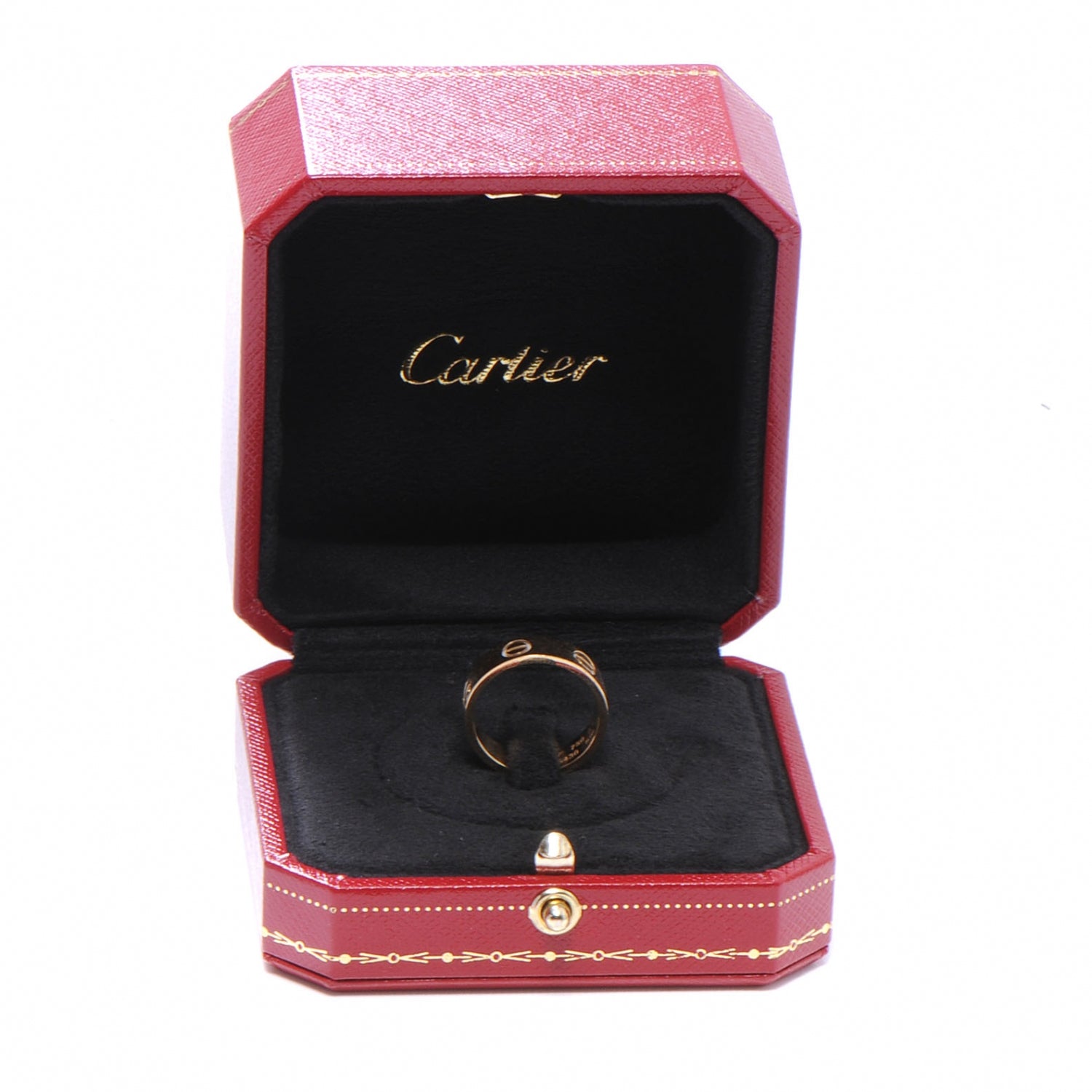 Cartier 18K Pink Gold 5.5mm LOVE Ring 51 5.75 6 of 6