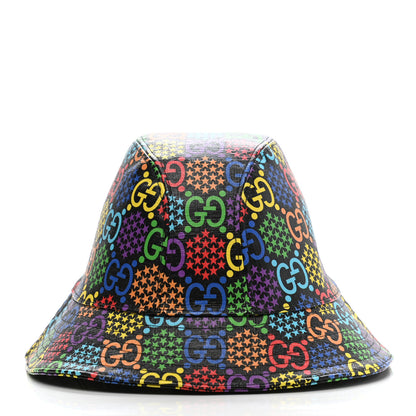 Gucci GG Supreme Monogram Psychedelic Fedora Hat S Multicolor 3 of 9