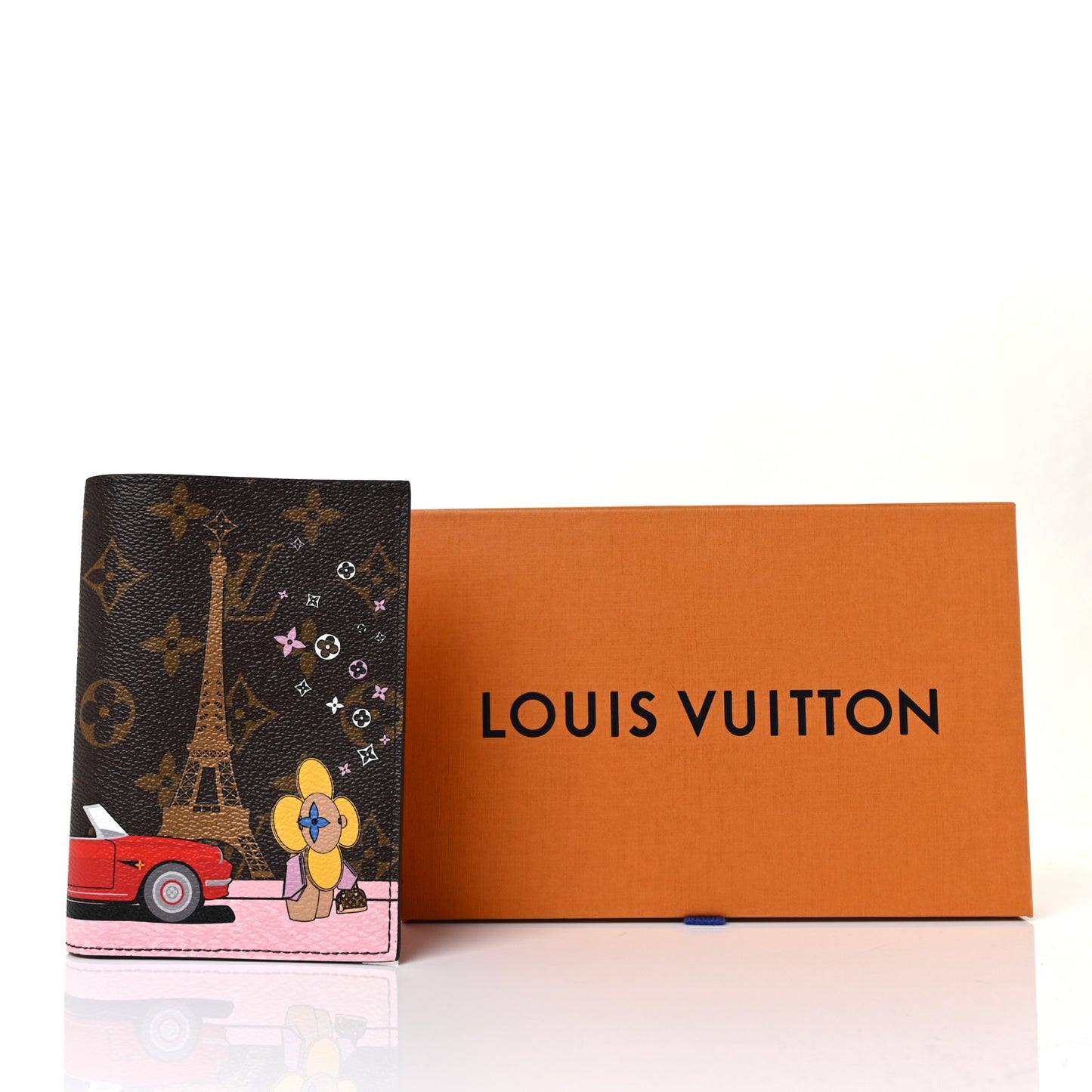 Monogram 2019 Christmas Animation Passport Cover Rouge