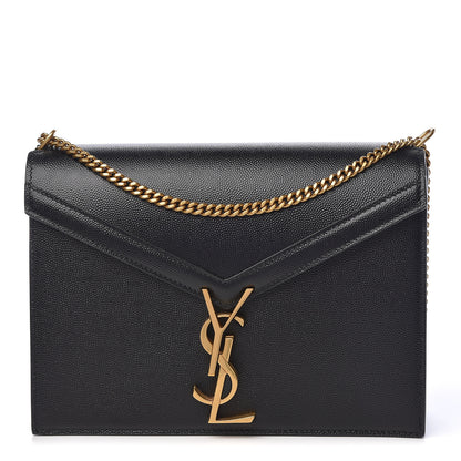 Saint Laurent Grain De Poudre Monogram Marceau Crossbody Bag Black 1 of 10