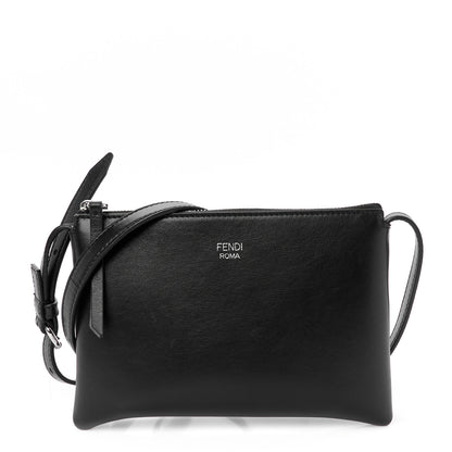 Fendi Vitello Mini Crossbody Pouch Black 1 of 11